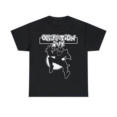 230 Gsm 100% Cotton Operation Ivy T Shirt Ska Punk Tim Armstrong Matt Freeman Rancid Choking Victim Voodoo Glow Skulls Unisex Heavy Cotton T Shirt
