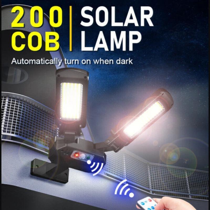 Solar Lamps Garden Villa Smart Illuminate Motion Sensor Weatherproof Wide Angle Wall Lights COB Powered Outdoor IP65 Waterproof