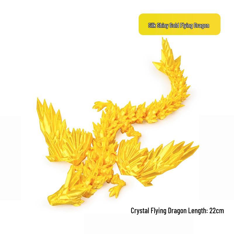 3D Crystal Flying Dragon Toy - Creative Birthday Gift & Ornament for Kids