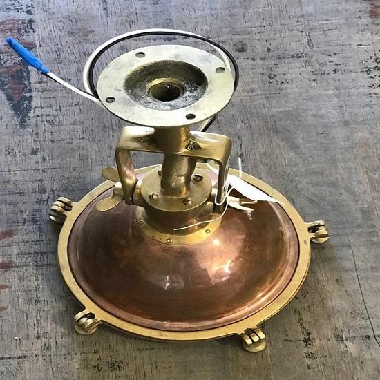 Nautical Copper Brass Cargo Directional Pendant Ceiling Light