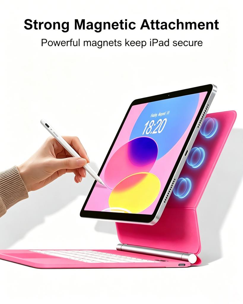 Magic Style Case Keyboard for iPad 11th Generation 11 inch A16 A3354 A3355 for iPad 10th Gen 10.9 A2696 A2757 Cover