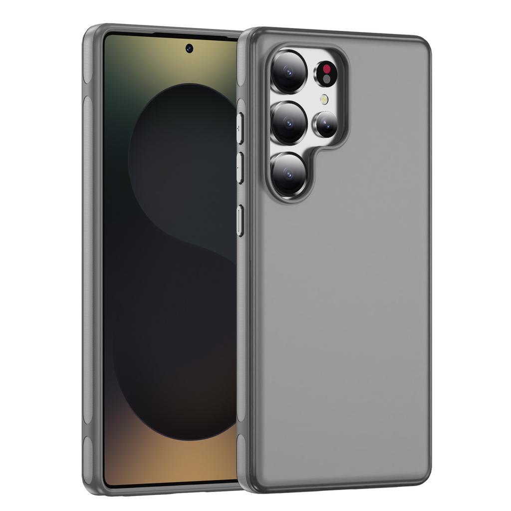 New Minimalist Solid Color Anti Drop Flat Skin Phone Case for Samsung Phone Case, Niche High-end Feel