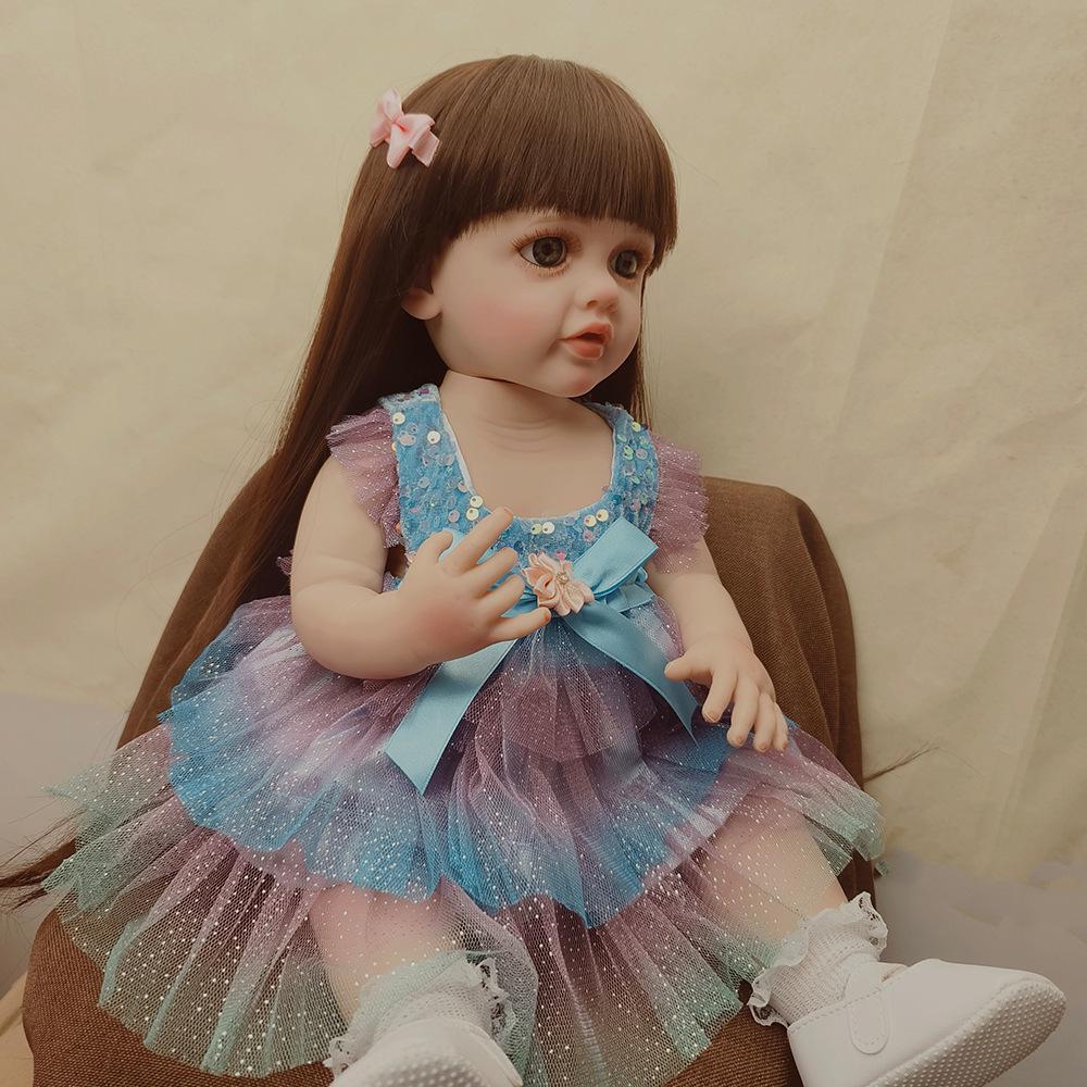 

КУКЛА РЕБОРН БЕТТИ 22 дюйма - 55 см Реалистичный ребенок с клеевым телом