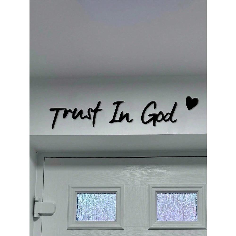 3PCS Christian Metal Wall Art Inspirational Home Decor Religious Gift