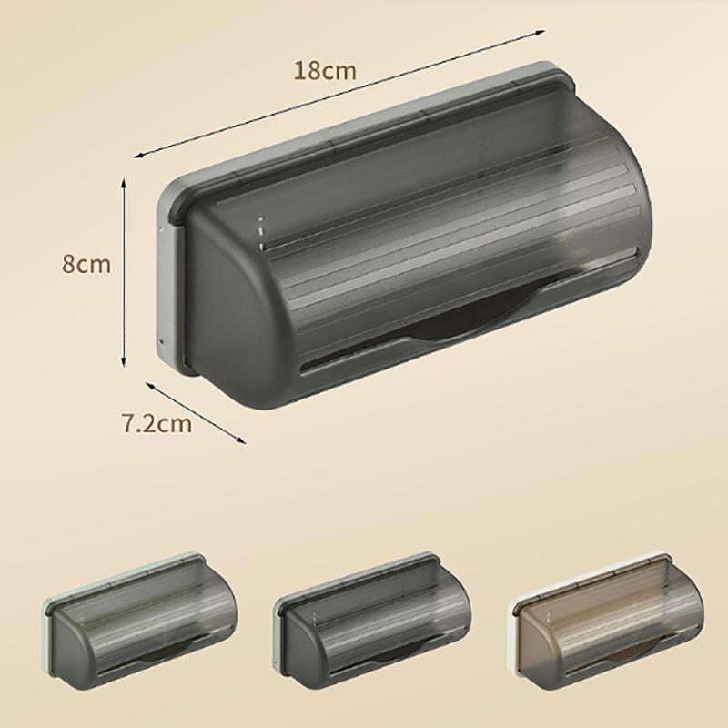 Trash Bags Storage Box Bathroom Kitchen Wall Mounted Garbage Bags Holder Rack Transparent Acrylic Garbage Bag Storage Boxes