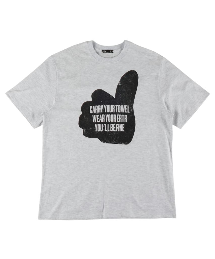 Ialtial Thumbs Up T-Shirt Melange White