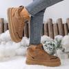 New Winter Round Toe Thick Soled Women's Boots Fashion Casual Comfortable Warm Cotton Shoes Women's Ankle Boots