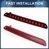 LED Third Brake Light Compatible for MercedesBenz Sprinter 2500 3500 2014-2023, Waterproof Plastic Red Housing 3rd High Mounted Stop Lamp Rear Center