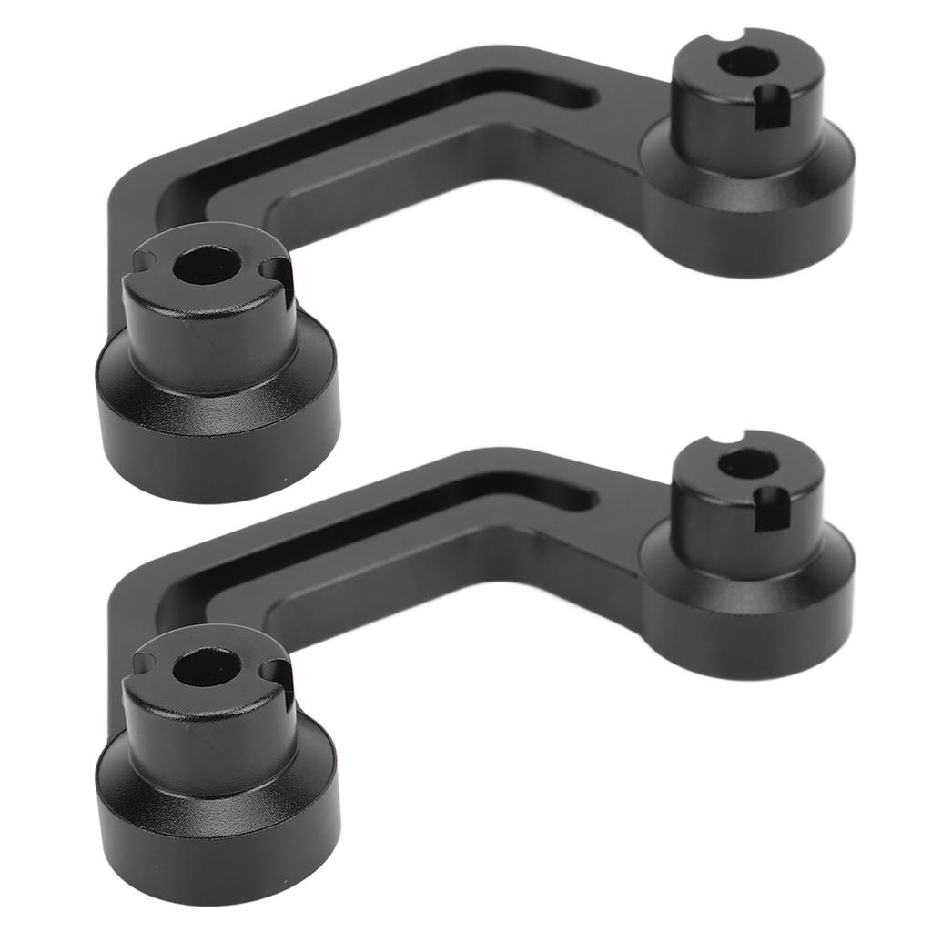 Pair A Pillar Windshield Light Mounting Bracket Replacement for Jeep Wrangler JL JLU 2018‑2022 Black