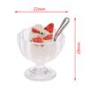 Drink 1/2Pcs Ice Cream Cups Cocktail Glass Model Pretend Play Mini Food Fit Play House Toy Doll Accessories Dollhouse Miniature