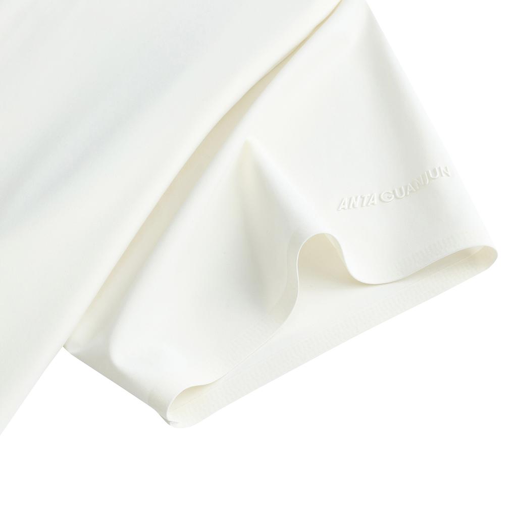 Anta Champion Ice Skin Protection Polo Shirt Men tops Ivory-White 152620160-1