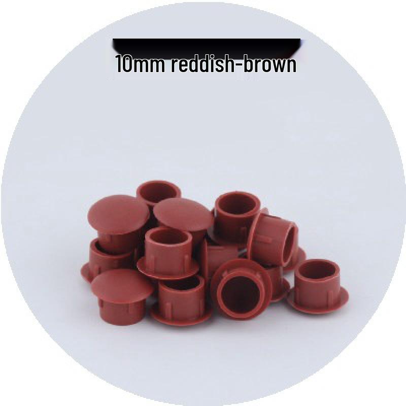 Plastik Vida Dişli Delik Tıpa - Mobilya Menteşeleri ve Donanımlar İçin Dekoratif Kapak