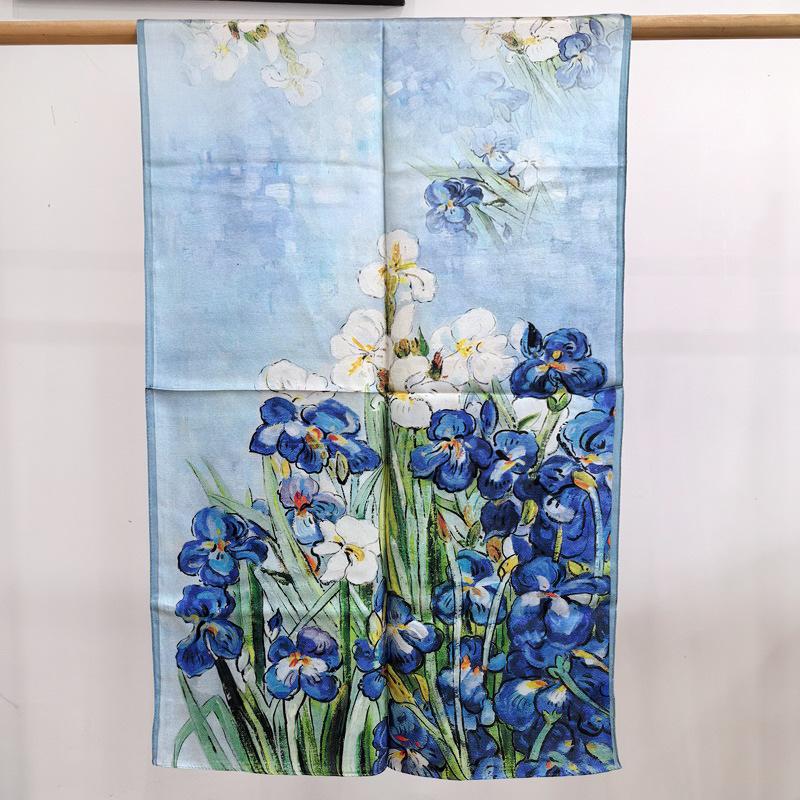 Unique bargain bargains, multiple colors available, mulberry silk silk pure crepe satin long scarves, scarves, silk scarves shawls, ladies' special