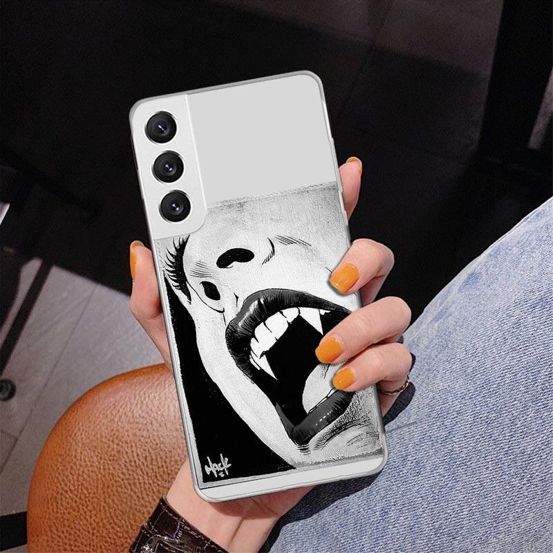 Gothic Vampire Scarlet Art Phone Case For Samsung Galaxy S24 S25 Edge S26 Ultra S23 S22 S21 Plus S20 FE + Personalized Print Cov