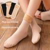 "Thick Warm Snow Socks for Girls - Mid-Tube Plus Velvet Postpartum Pile Floor Socks"