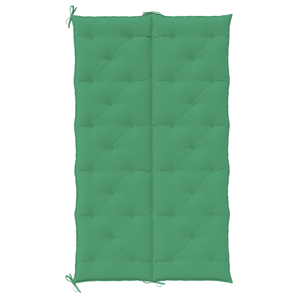 Garden Bench Cushion Green 180x(50+50)x7 Cm Oxford Fabric