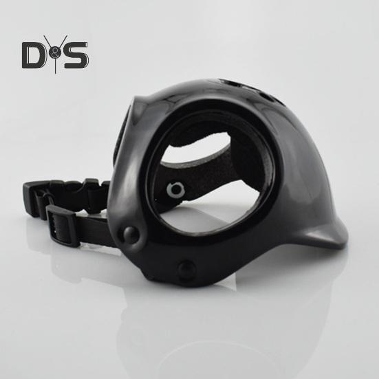 Pet Helmet with Ear Holes Dog Safety Hat Windproof Adjustable Puppy Motorcycle Helmet for Outdoor Riding Hiking Cycling