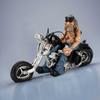 Lustige Biker-Harzfigurine, Motorradfahrer-Heimdekorationsstatue, Retro-Regalornament, Schreibtisch-Tischplatten-Dekoration für Männer