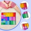 Rainbow Building Blocks Set Stacking Sensory Learning Toy Colorful Training Educational