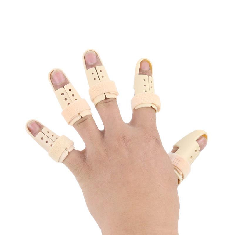 

Unisex Basketball Finger Splint Sleeves for Fracture and Dislocation Support Skin tone No.3 (53-55mm finger length)