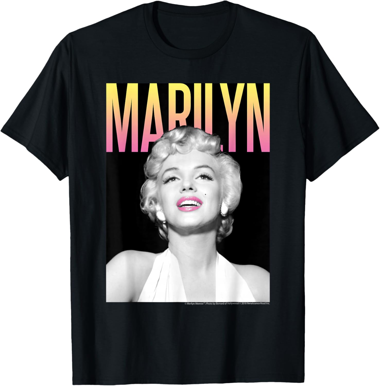 

Marilyn Monroe Ombre Pink Lips T-Shirt 5XL різнокольоровий