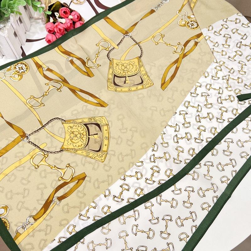 Four Seasons Available, French Double Crepe Silk Long Scarf, Elegant Temperament Gift Mulberry Silk Scarf Scarf Women