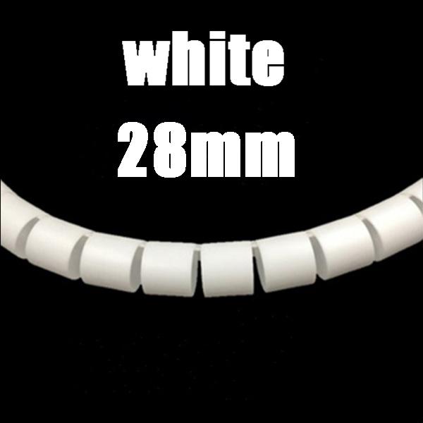 Flexible Spiral Cable Organizer Clips, Storage Pipe, Cord Protector, Cable Winder, Desk, Tidy, Accessories, Tools, 1m