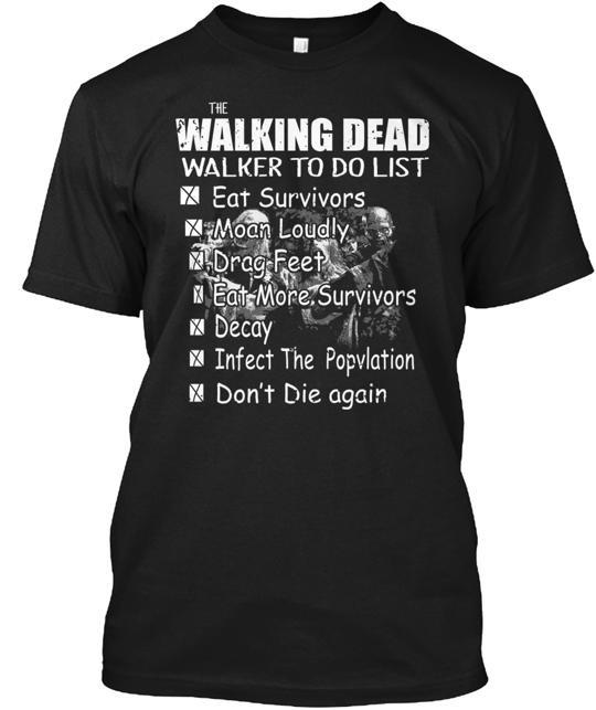 Футболка The Walking Dead Сделано в США Размеры от S до 5XL Унисекс XXL