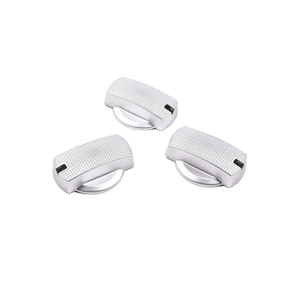 DIYUCAR Car Air Conditioning Knob Button Cover Air Conditioning Knob Button Trim Cover Interior