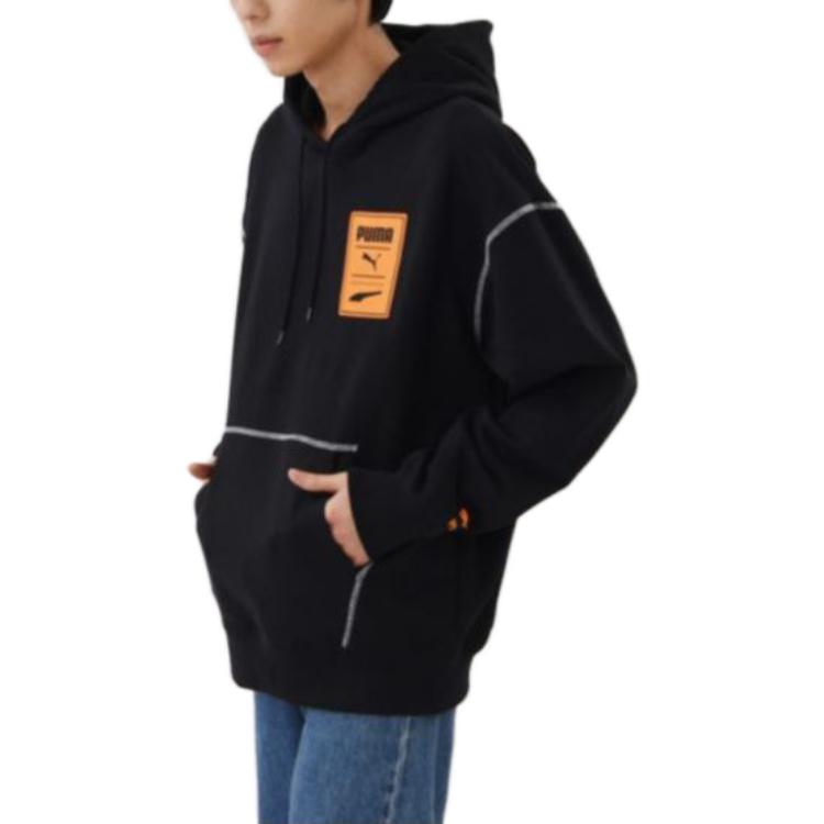 Puma ESS Sweatshirts Men's Black Hooded Moderate Regular 597886-01