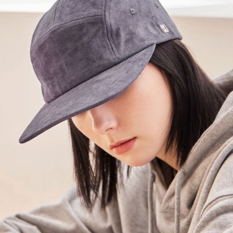 

VARZAR VA Square Suede Camp Cap Charcoal FREE