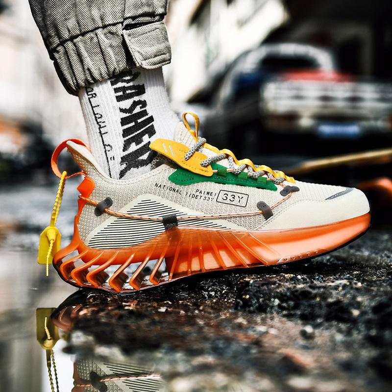 Herresko Sneakers Mannlig tenis Luksussko Herre fritidssko Trener Løp Pustende mote loafers Løpesko for menn
