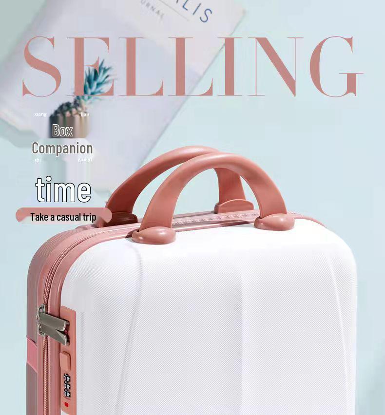 Valigetta Trucco Portatile Stile Coreano, Logo Personalizzabile, Borsa da Viaggio 14" e 16".