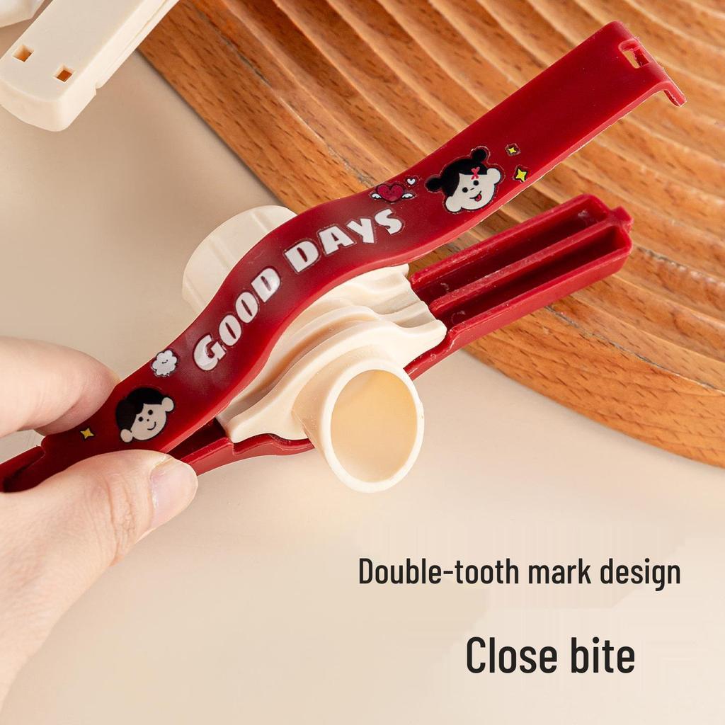 Dopamine Kitchen Moisture-Proof Sealing Clip with Dispensing Spout