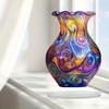 2D Flat Bohemian Style Acrylic Vase Desktop Decoration, Suitable for Wall Decoration, Porch, Room, Villa, Accents Home, Hallway, or Workplace - Rustic