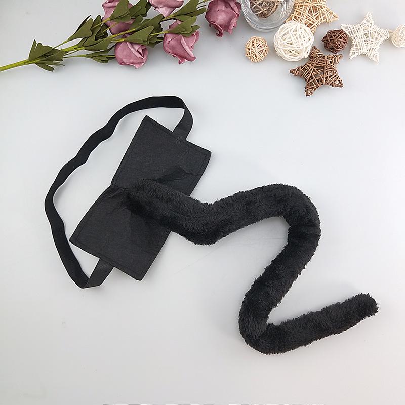 

Заколка для волос с кошачьими ушками и набор с кошачьим хвостом - Повязка на голову и аксессуар для выступлений