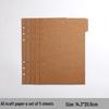 Colorful A4/B5 Loose-leaf Divider Pages for Notebooks, Universal & Customizable Index Pages