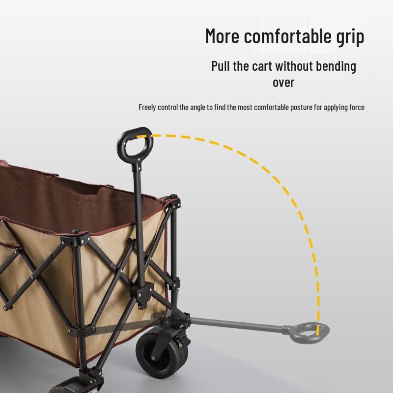 ZISIZ Portable Folding Outdoor Utility Wagon
