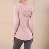 Yoga Clothes, Sports Tops, Women's Autumn And Winter Casual Loose Fit Slimming Hoodie, Long Sleeved Quick Drying Hooded Running And Fitness Sweatshirt