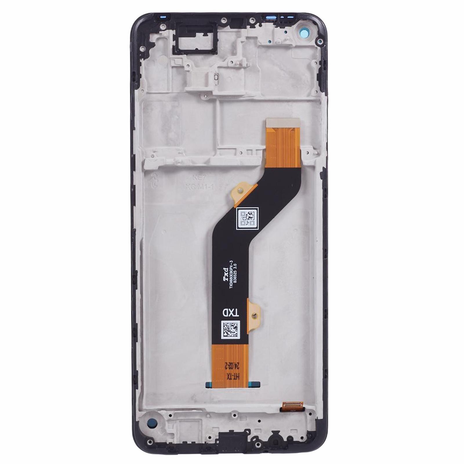 

For TECNO Spark 6 KE7 Grade C LCD Screen and Digitizer Assembly+Frame Replacement Part (Without Logo) Type A