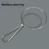 Milk Teas Cotton Filter Strainer Bag with Stainless Steel Rings for Fine Filtration in Beverage Preparation No Zippered