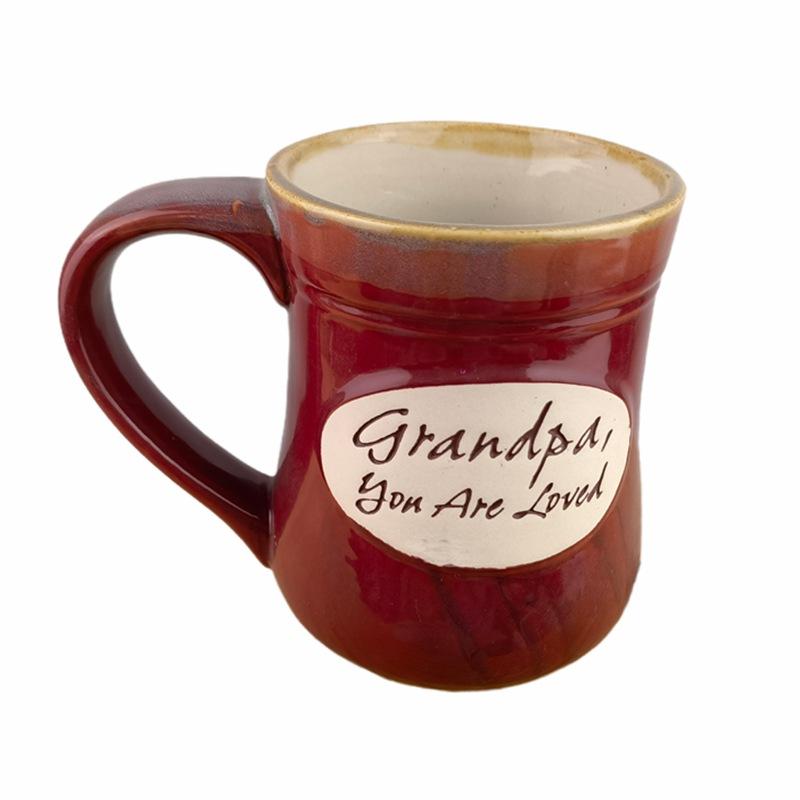 Letter Mug Breakfast Cup Retro Big Belly Ceramic Cup Coffee Cup Wax Can Cup Aromatherapy Cup Nostalgic Letter Water Cup