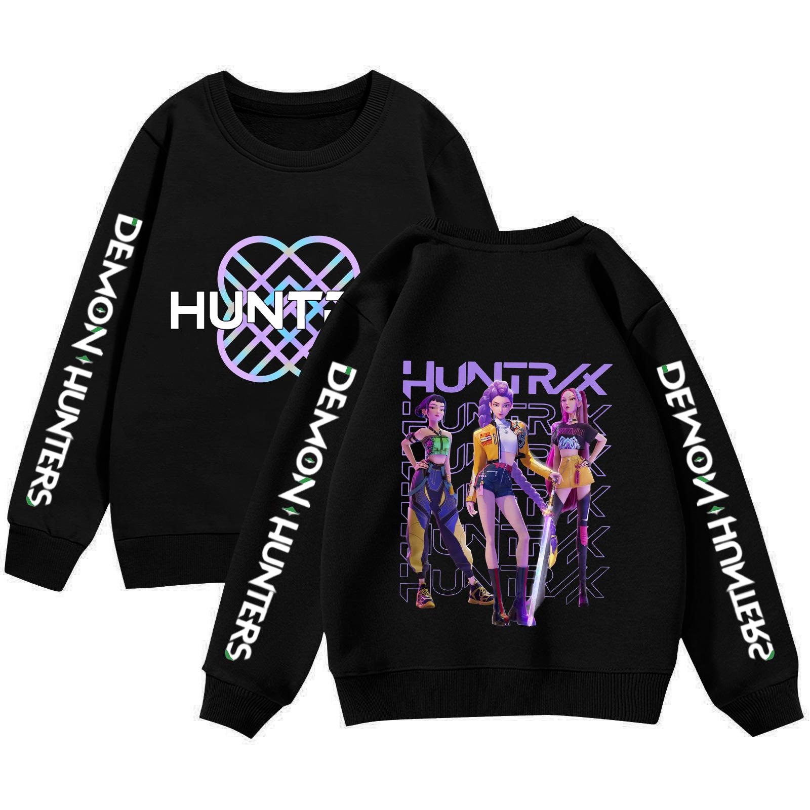 

Детский свитшот для мальчиков и девочек, спортивный свитшот с круглым вырезом, повседневный пуловер, спортивная футболка 120 чёрный