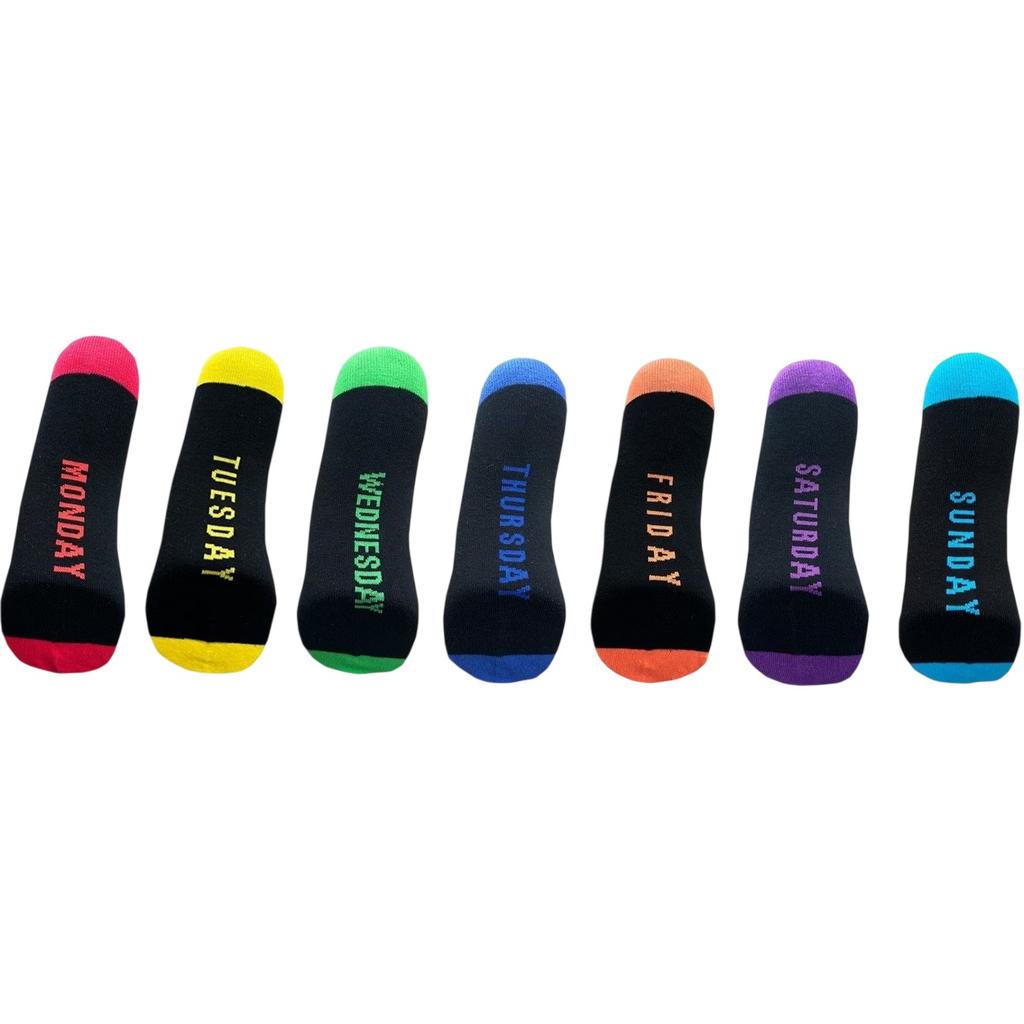 Firetrap Mens Contrast Detail Ankle Socks (Pack of 7)