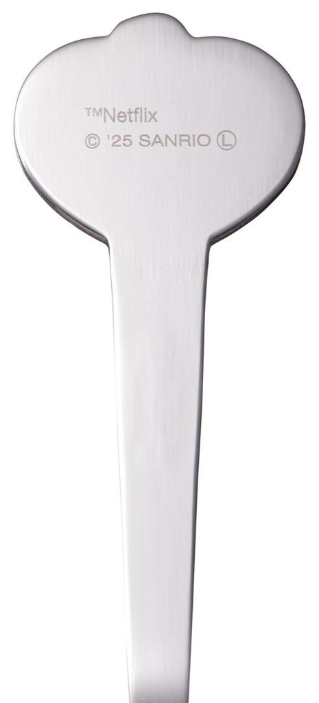 Skater Stainless Steel Dishwasher Sanrio Kuromi Netflix Children's Die-Cut Fork, 11cm, Safe, Design, Girls' (DFS1C-A)