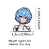 Evangelion Enamel Pins Anime Hina Asuka Figures Brooch Lapel Pin Badge On Backpack Clothing Accessories Fashion Jewelry Gifts