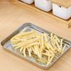 Removable BBQ Tray with Cooling Rack Oven Rack Stainless Steel Baking Pan  for Cooking Roasting
