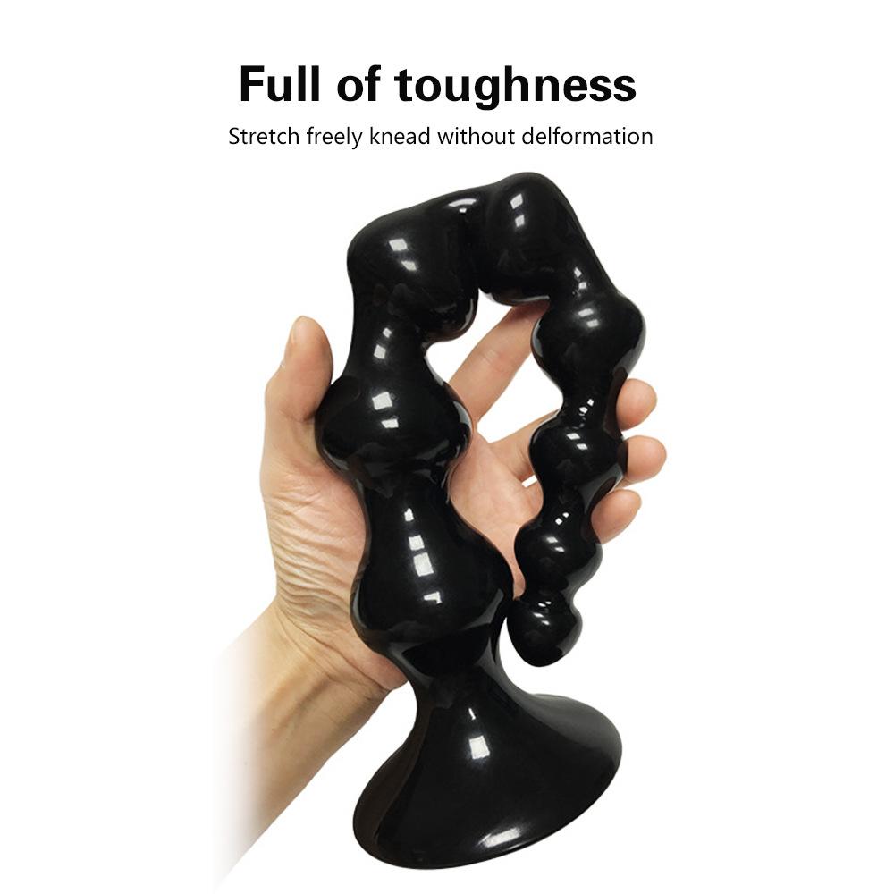 Extra-long Pull Beads Out of The Backyard Toy Anal Plug Tail Reamer for Men and Women Anal Sex Toys Anal Beads