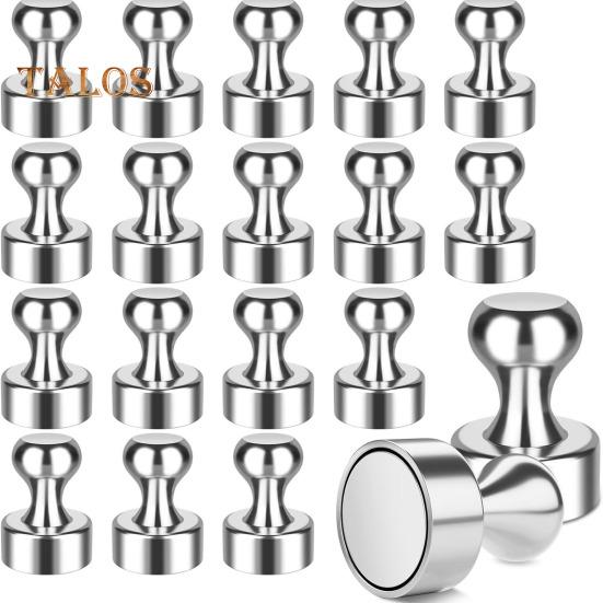 10Pcs Fridge Magnets Metal Magnetic Push Pins Polished Surface Widely Used Refrigerator Magnets Strong Fridge Magnets