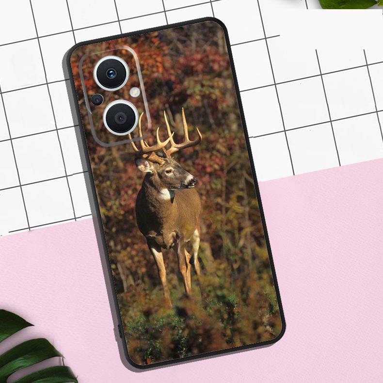 Deer Hunting Camo Case For OPPO Reno 13F 13 12 12F 11 11F 8T 7 8 10 Pro OPPO Find X8 Pro X6 X3 X5 Lite Cover